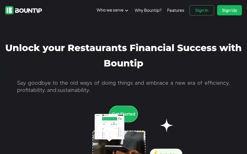 Screenshot of bountip.com
