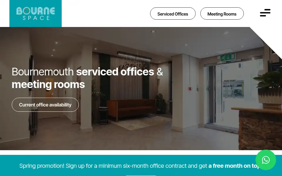 Screenshot of bournespace.com