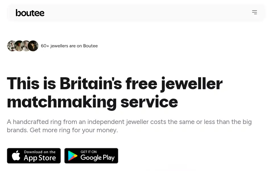 Screenshot of boutee.co.uk
