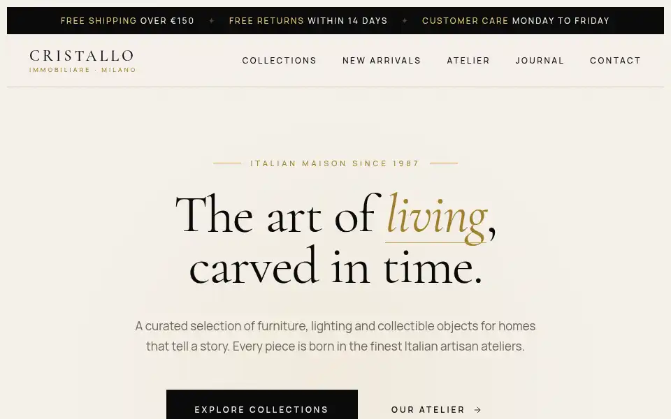 Screenshot of boutique-luxury.com