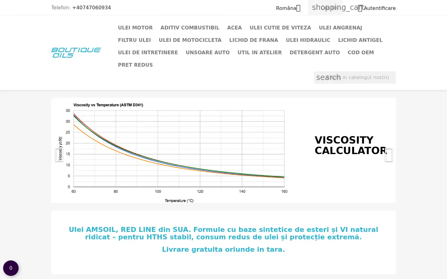 Screenshot of boutiqueoils.ro