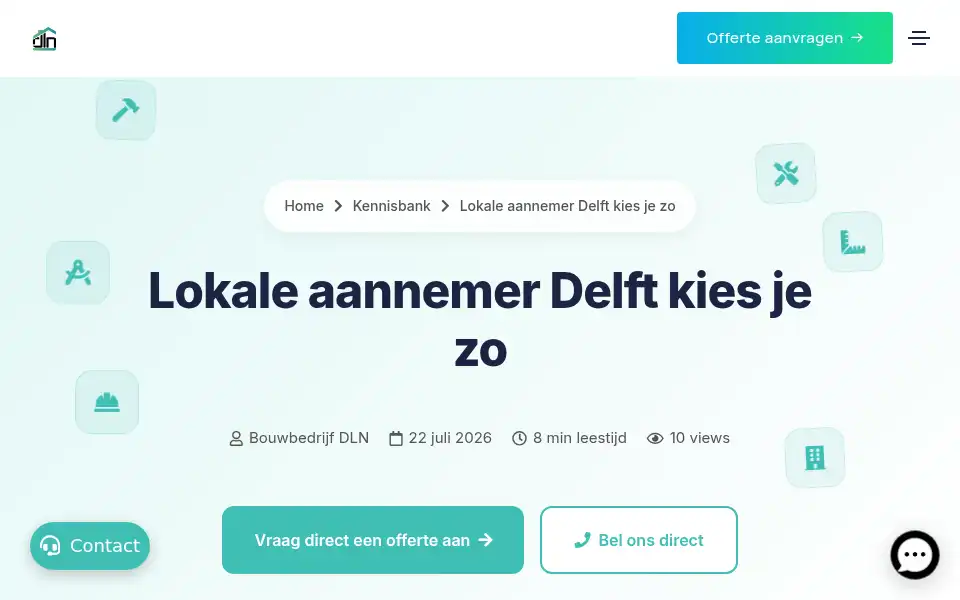 Screenshot of bouwbedrijfdln.nl