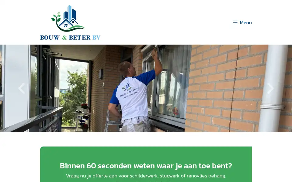 Screenshot of bouwenbeter.nl