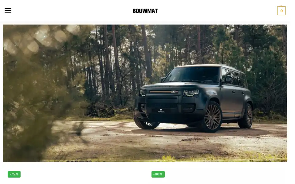 Screenshot of bouwmaterialenplein.com