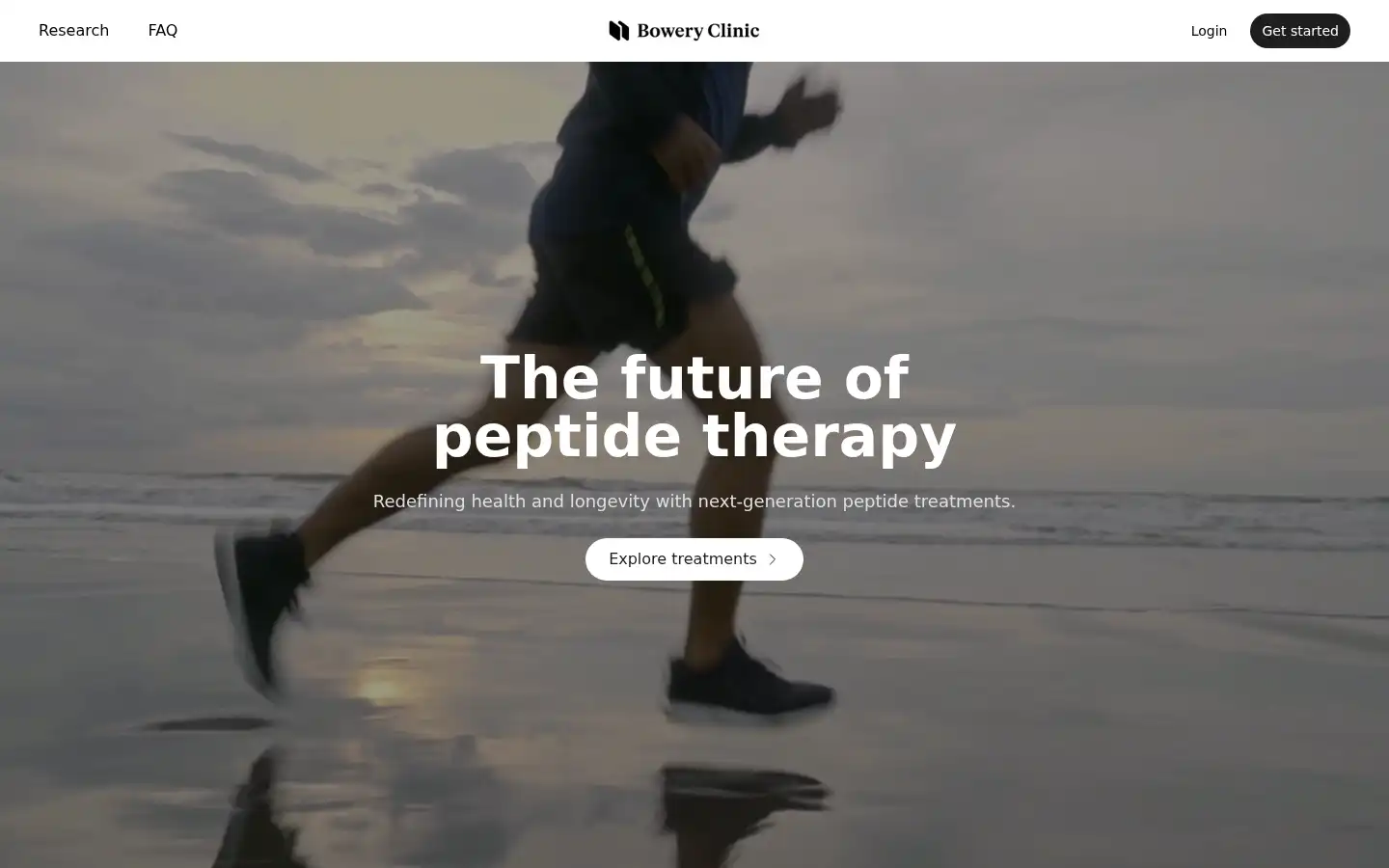 Screenshot of boweryclinic.com