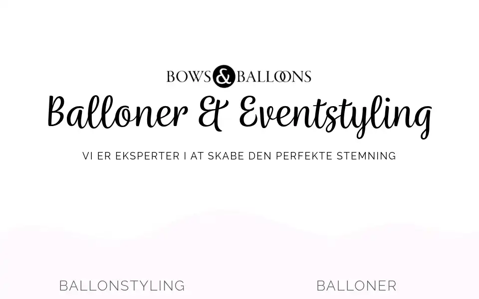 Screenshot of bowsandballoons.dk