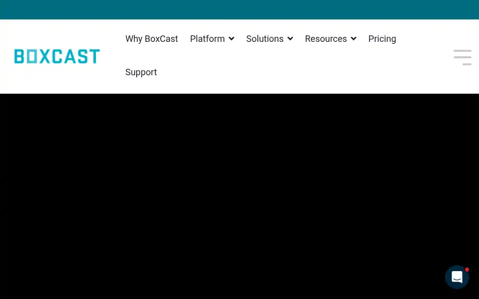Screenshot of boxcast.com