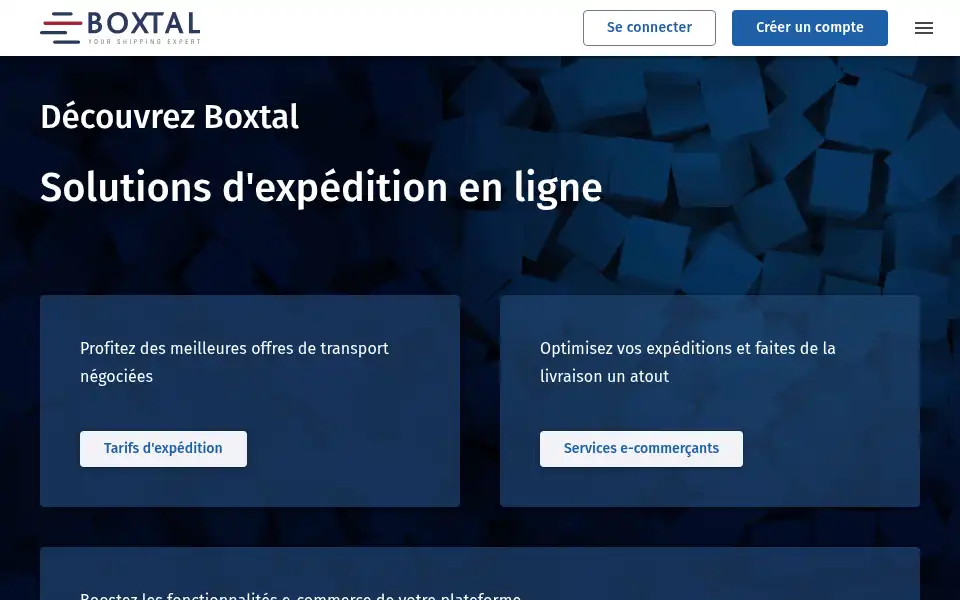 Screenshot of boxtal.com