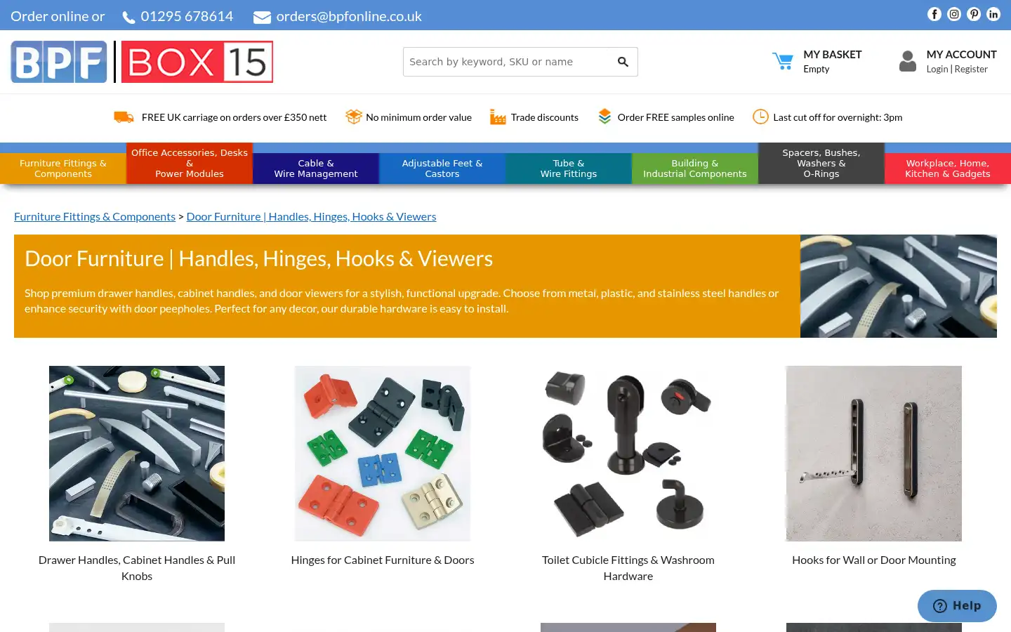 Screenshot of bpfonline.co.uk