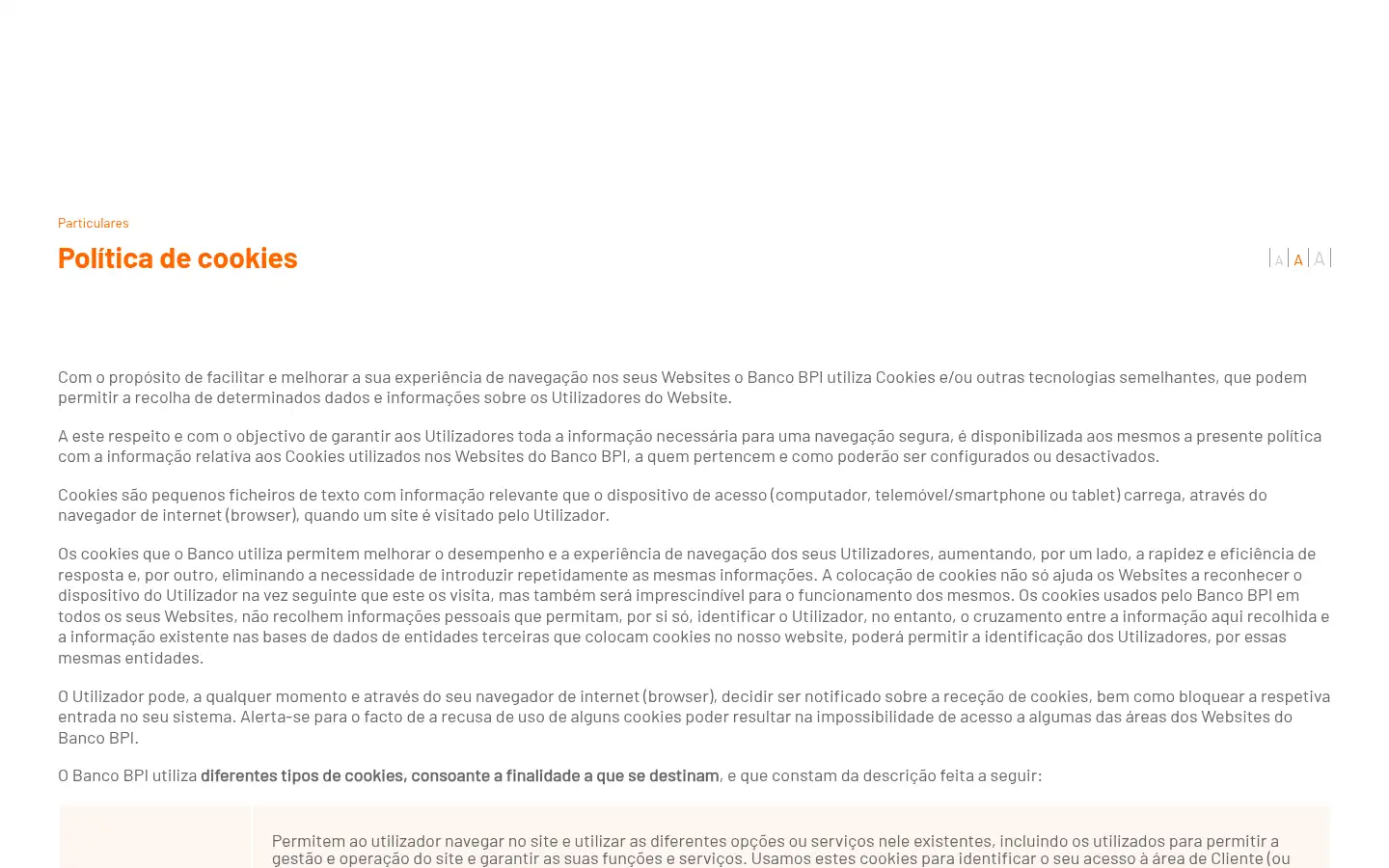 Screenshot of bpinet.pt