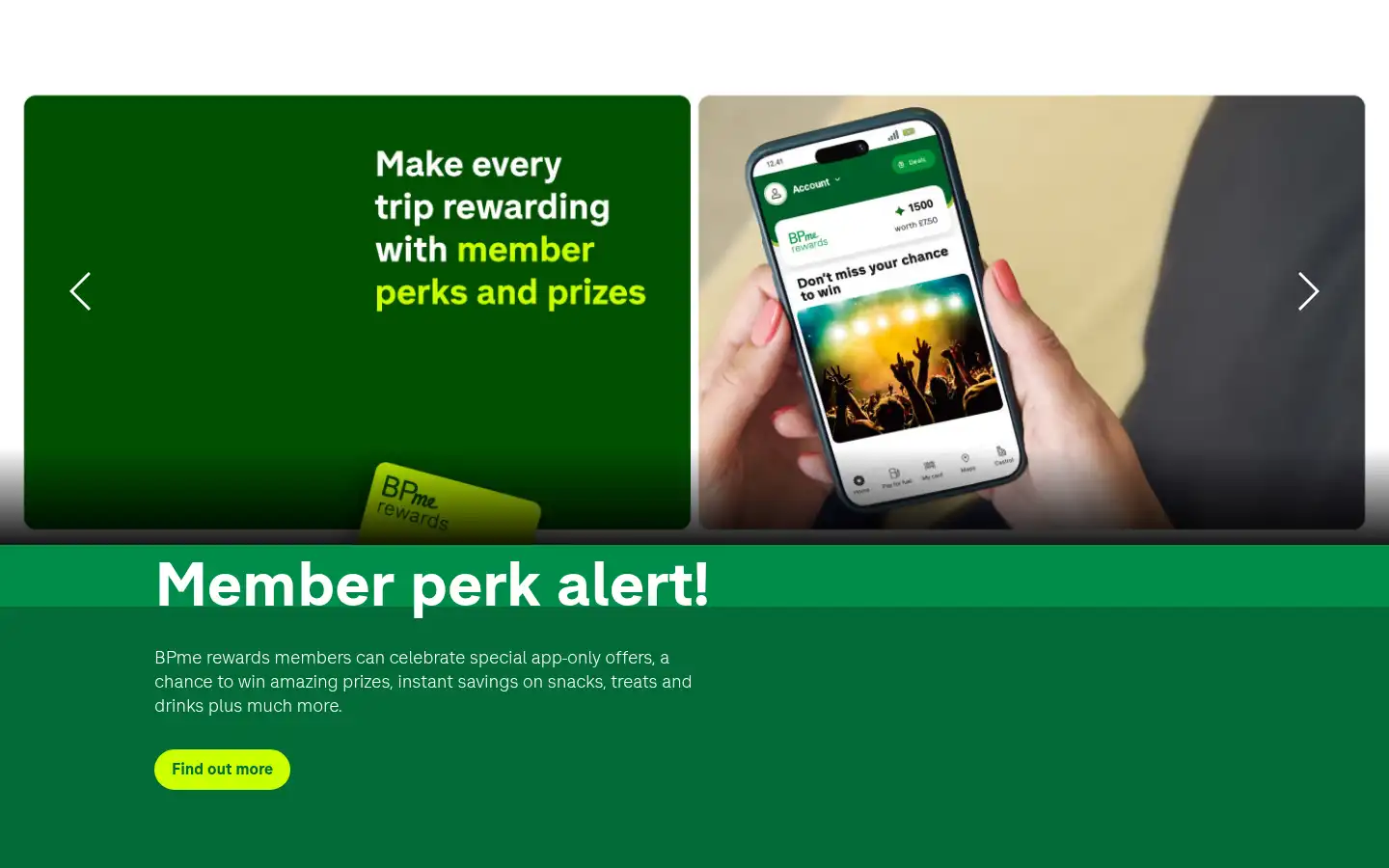Screenshot of bpmerewards.co.uk