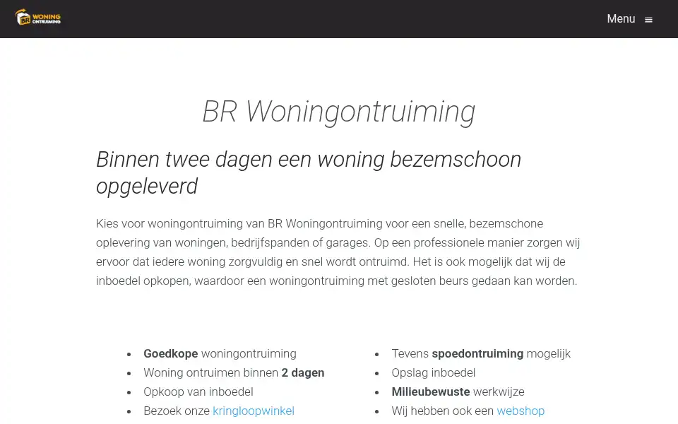 Screenshot of br-woningontruiming.nl