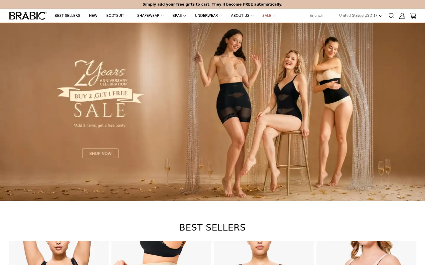 Screenshot of brabic.com