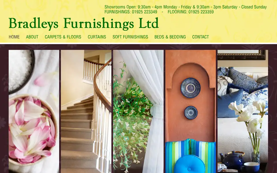 Screenshot of bradleysfurnishings.co.uk