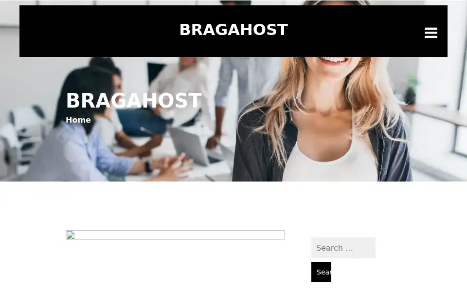 Screenshot of bragahost.com