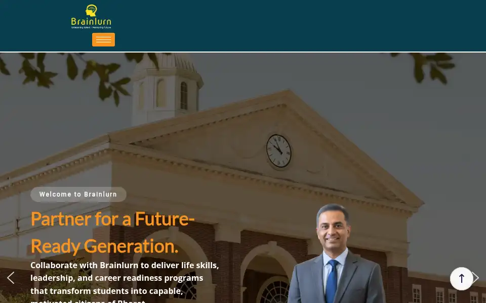Screenshot of brainlurn.com