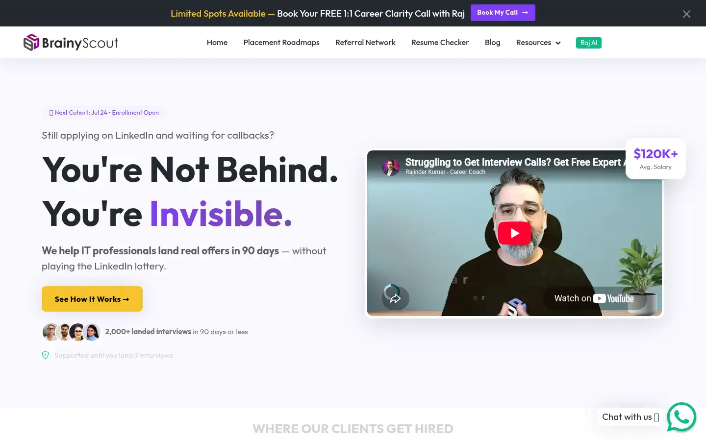 Screenshot of brainyscout.com