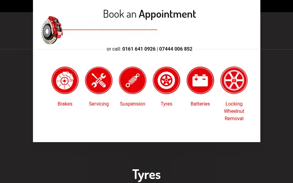 Screenshot of braketechmobile.co.uk