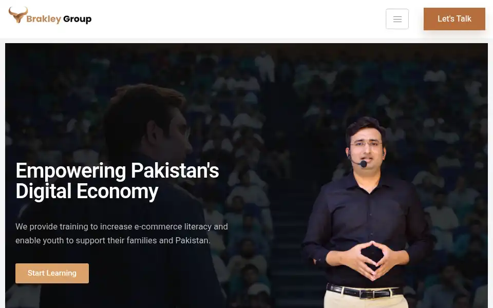 Screenshot of brakley.com