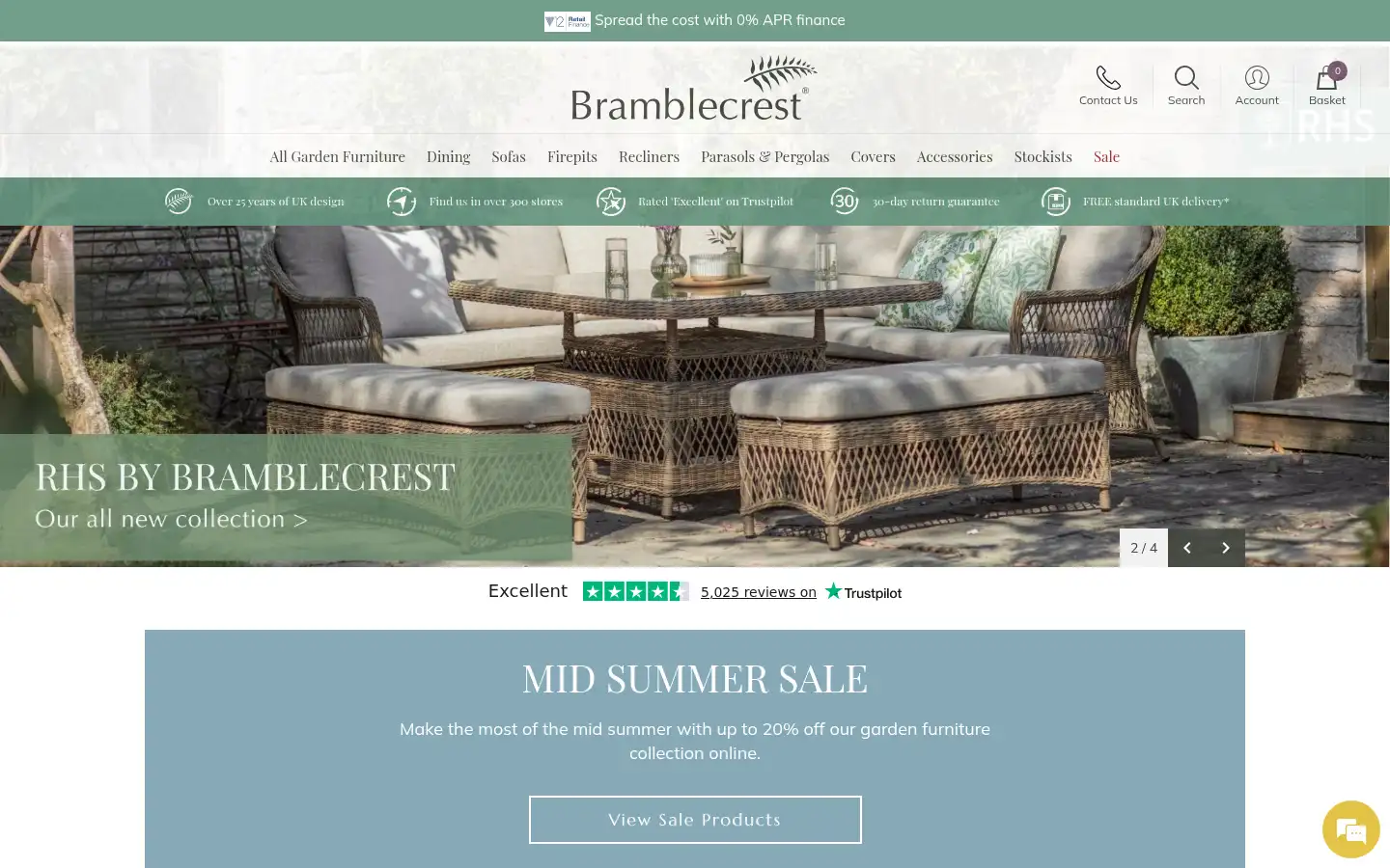 Screenshot of bramblecrest.com