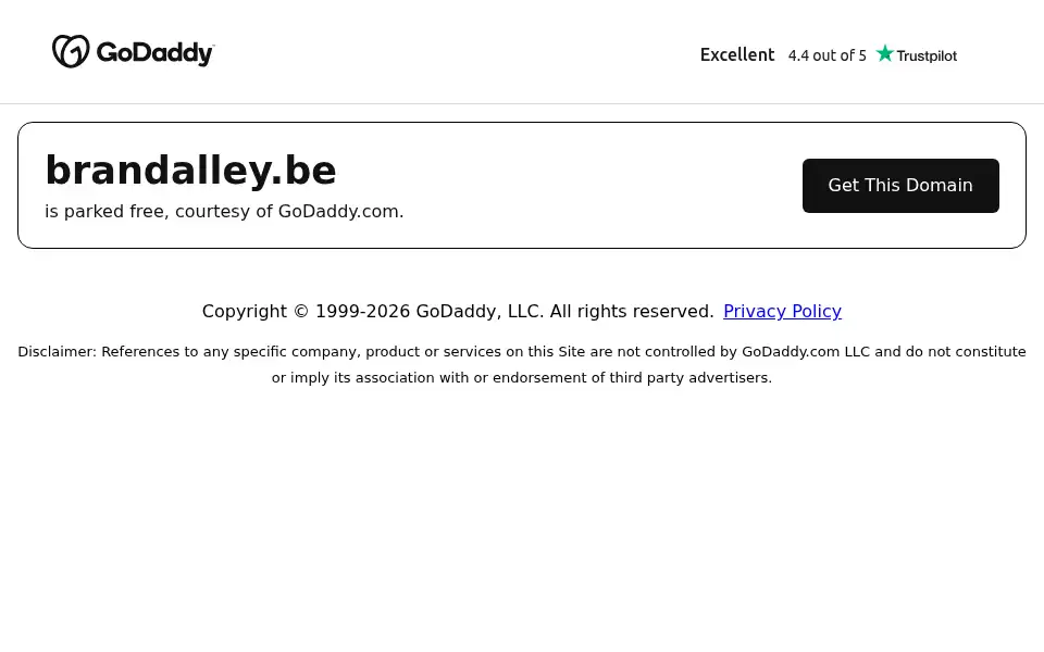 Screenshot of brandalley.be