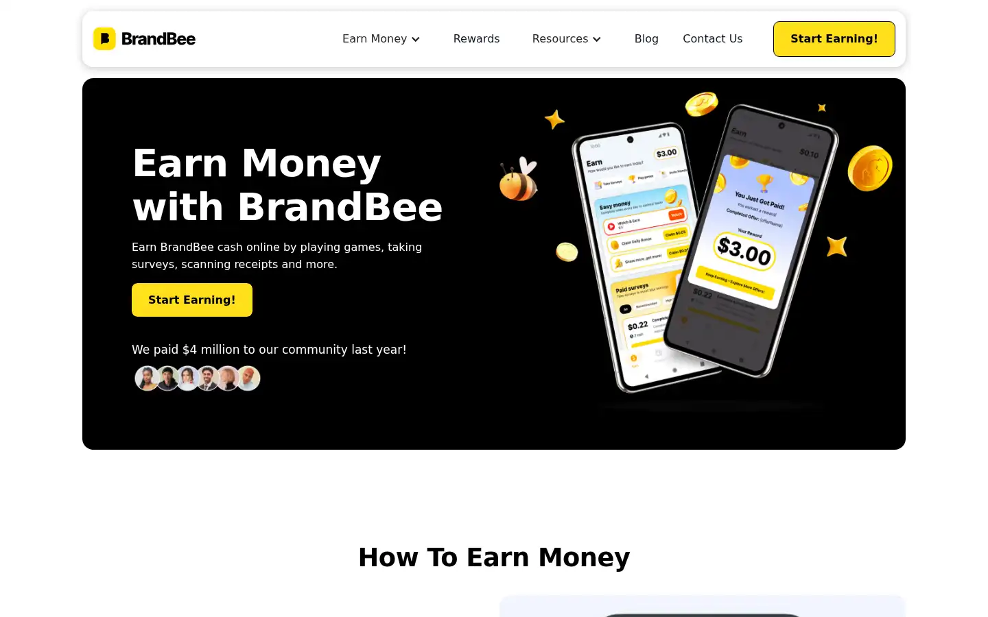 Screenshot of brandbee.io