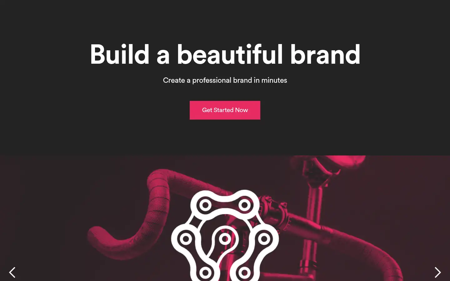 Screenshot of brandbuilder.ai