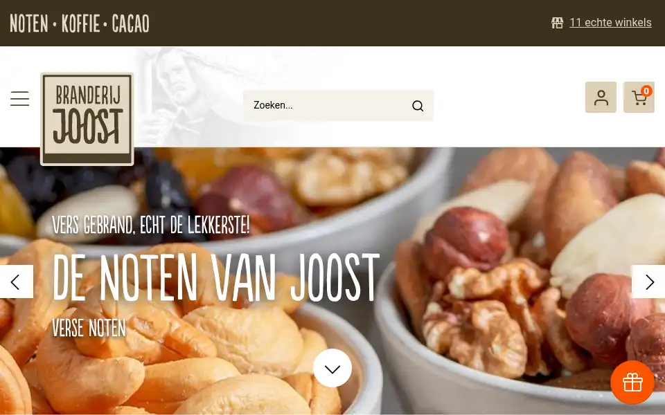 Screenshot of branderijjoost.nl