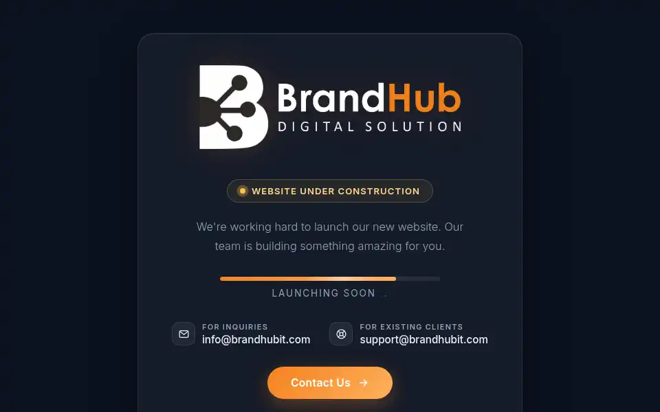 Screenshot of brandhubit.com