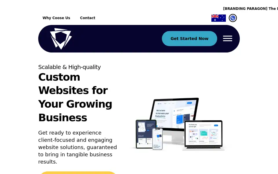 Screenshot of brandingparagon.com