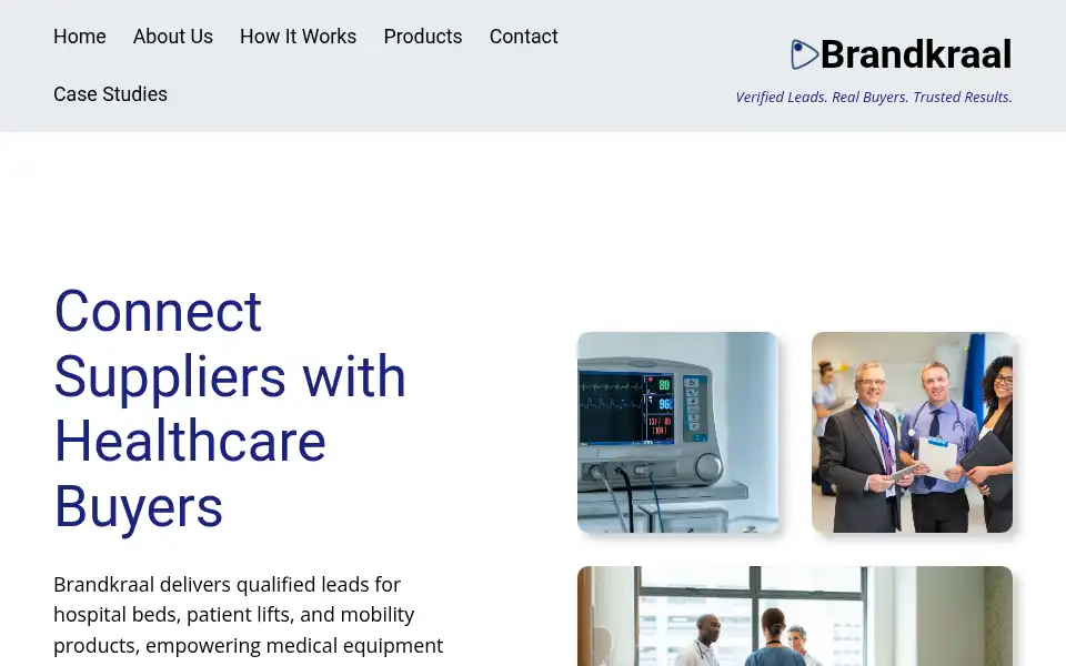 Screenshot of brandkraal.com