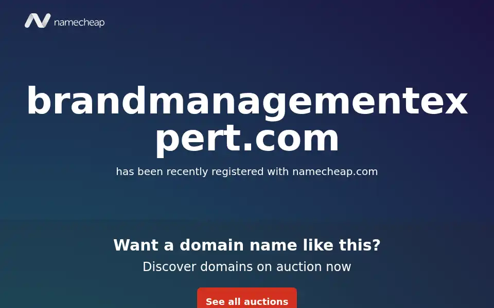 Screenshot of brandmanagementexpert.com