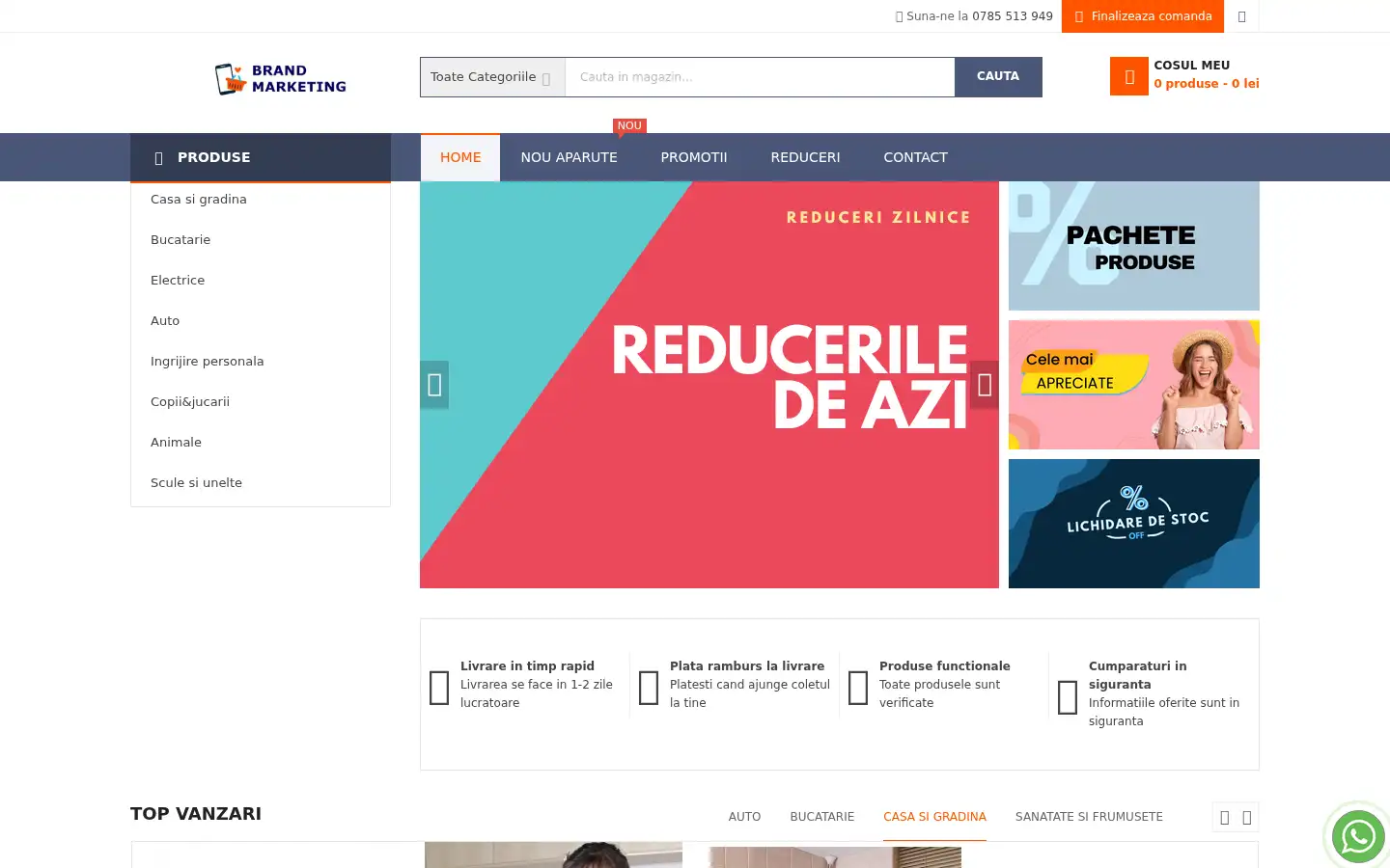 Screenshot of brandmarketing.ro