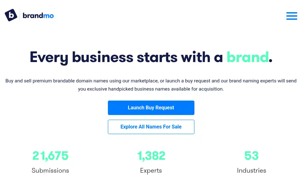Screenshot of brandmo.com