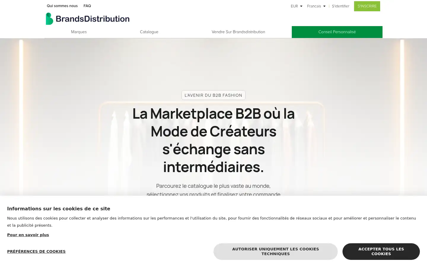 Screenshot of brandsdistribution.com