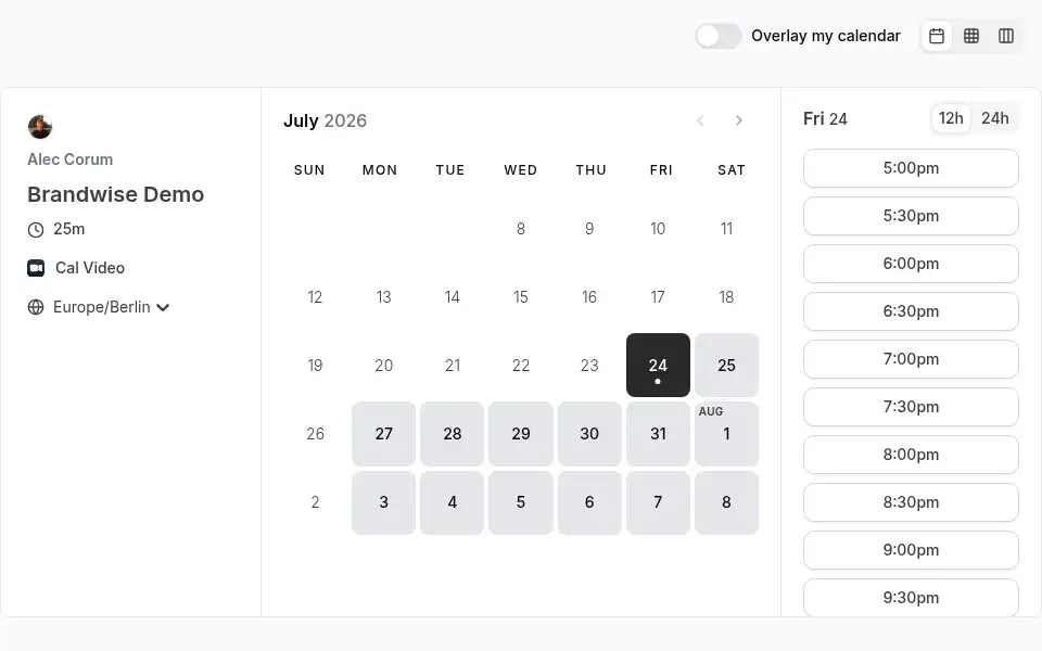 Screenshot of brandwise.ai