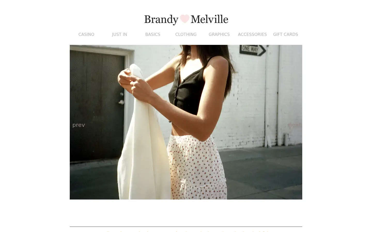 Screenshot of brandymelville.de