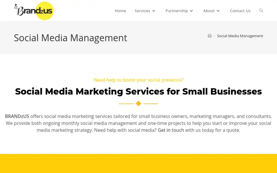Screenshot of brandzus.com