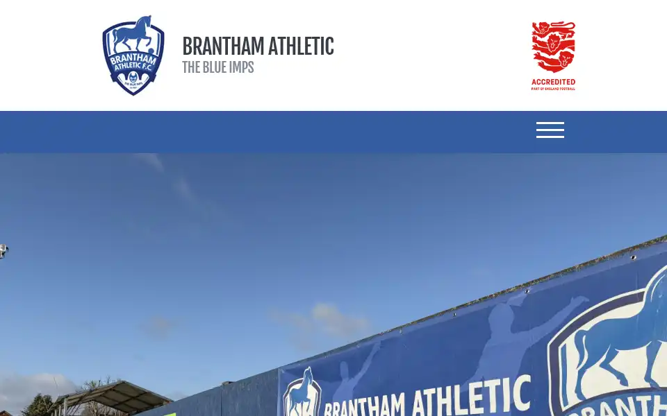 Screenshot of branthamathletic.com