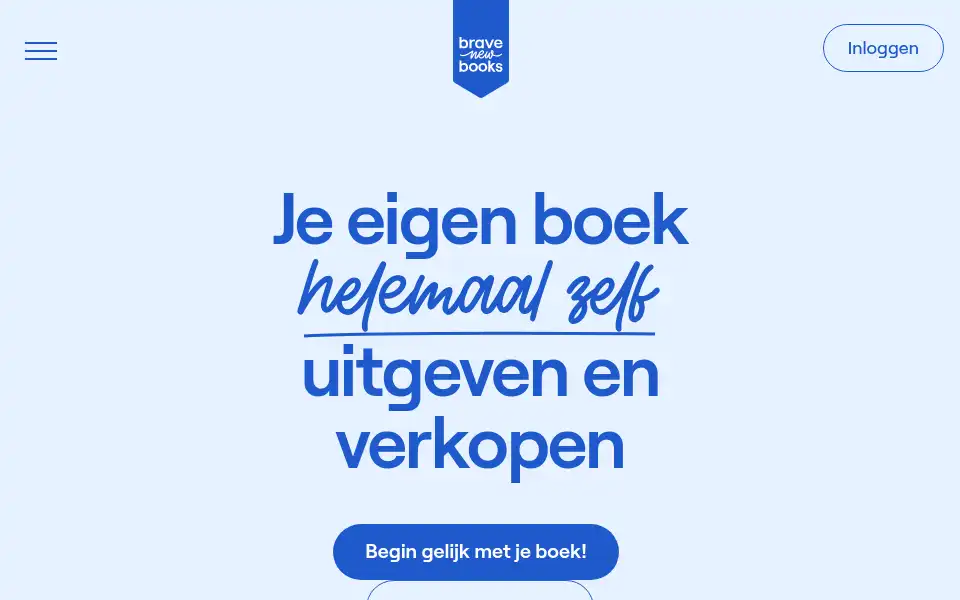 Screenshot of bravenewbooks.nl