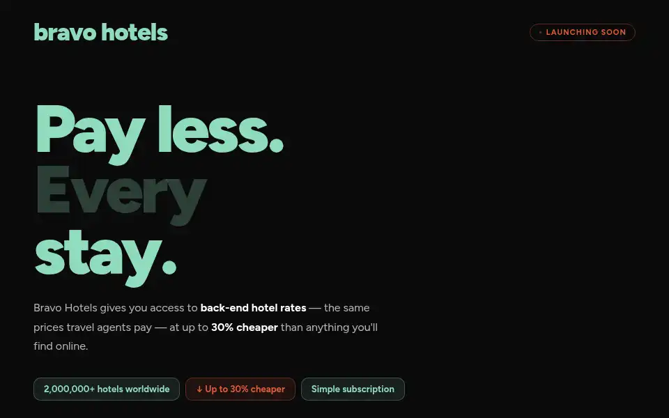 Screenshot of bravohotels.co