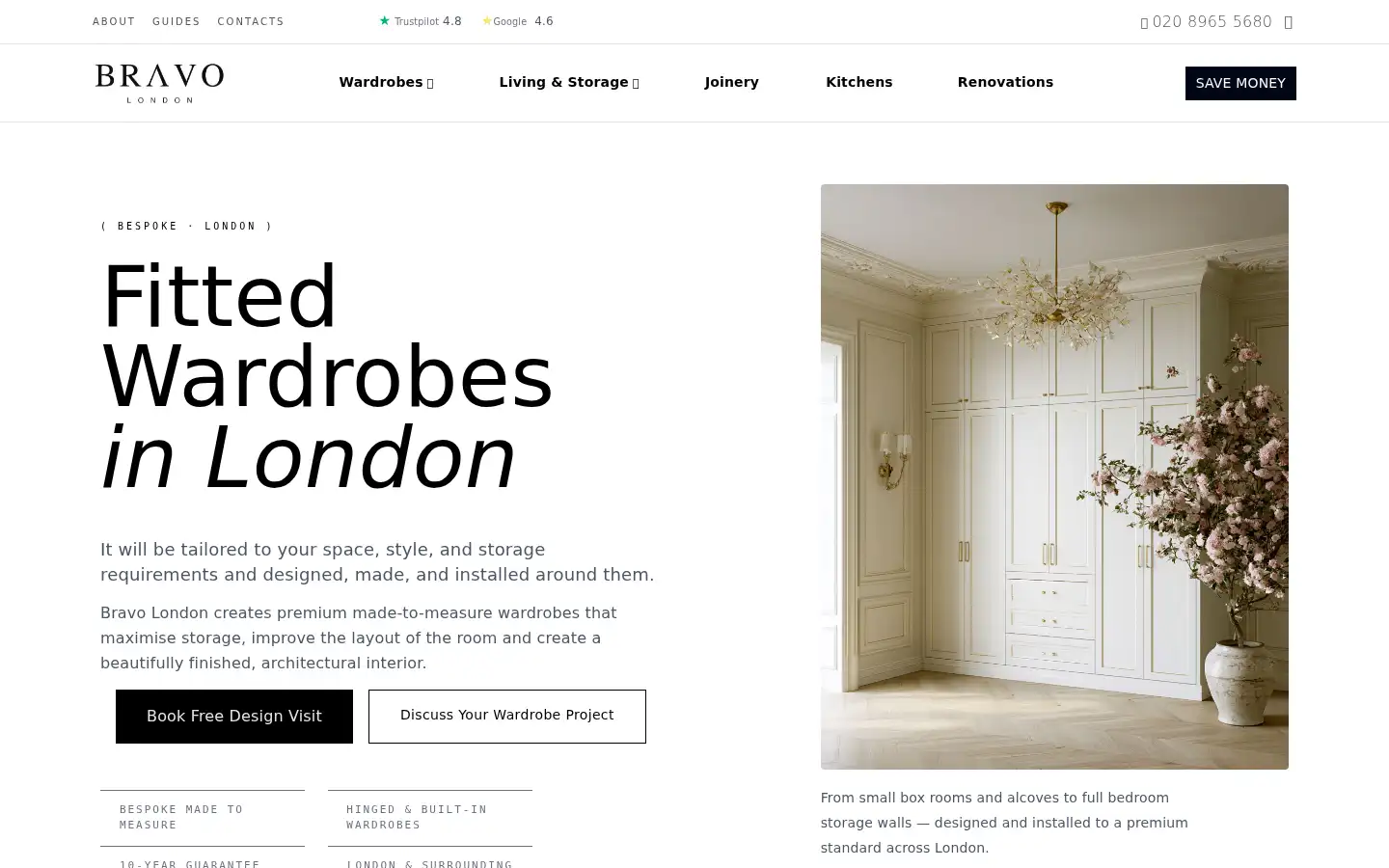 Screenshot of bravolondon.co.uk