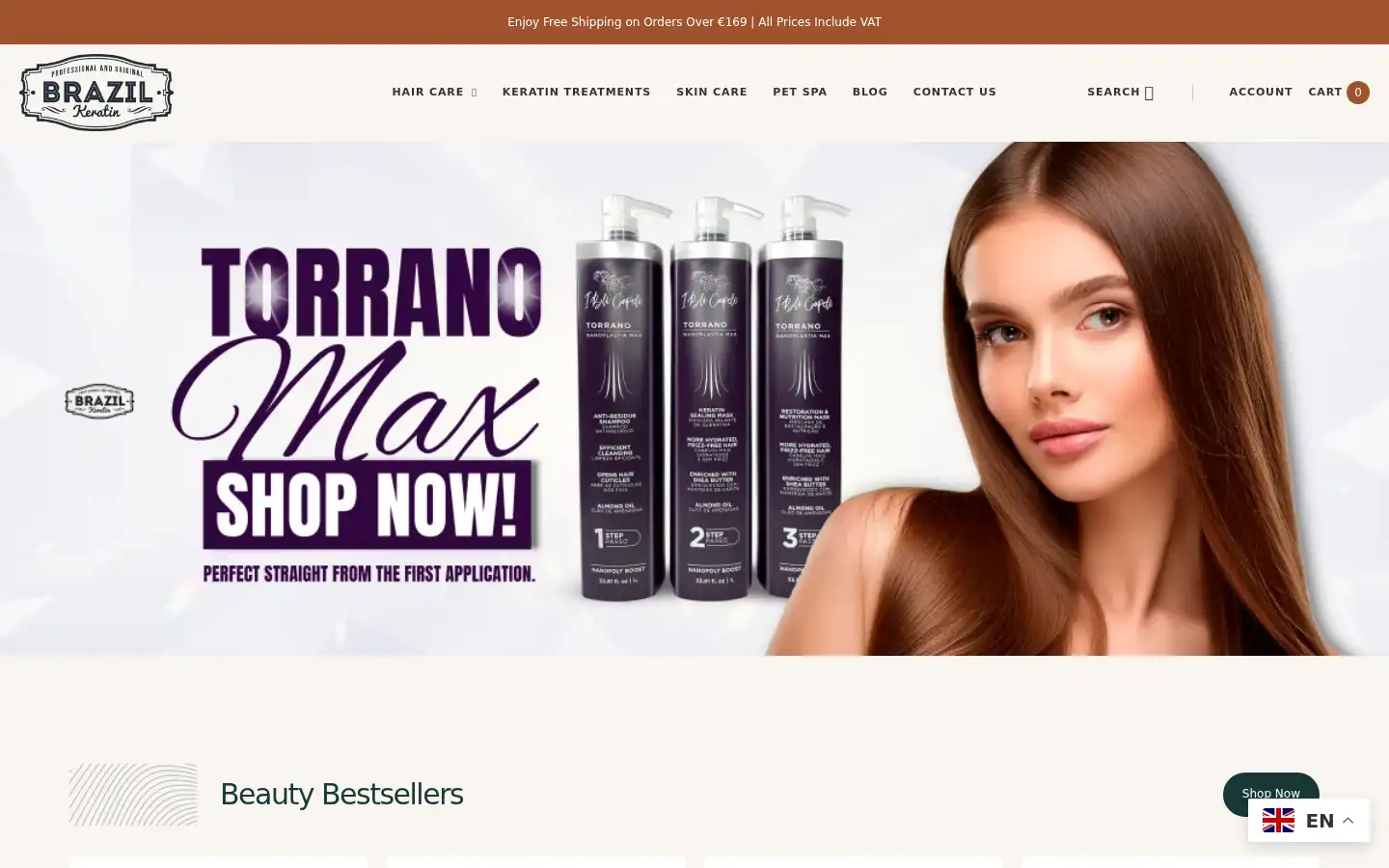 Screenshot of brazilkeratin.ch