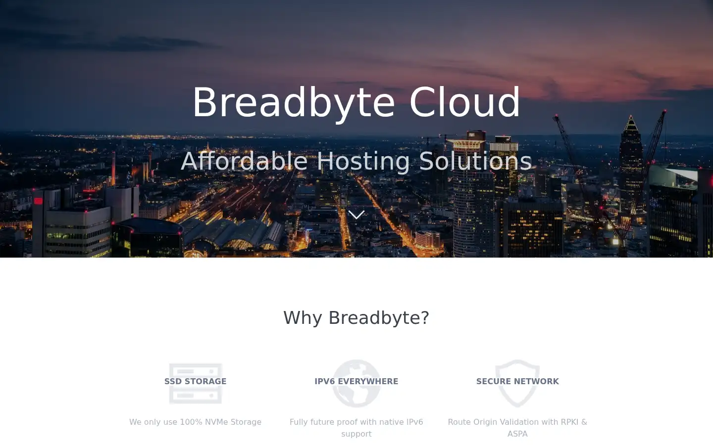 Screenshot of breadbyte.cloud