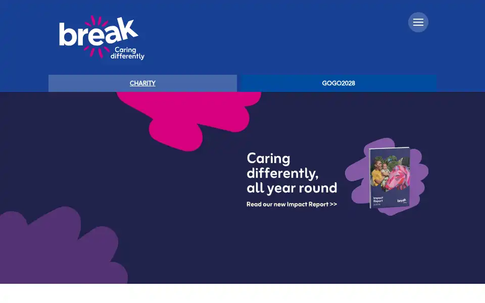Screenshot of break-charity.org
