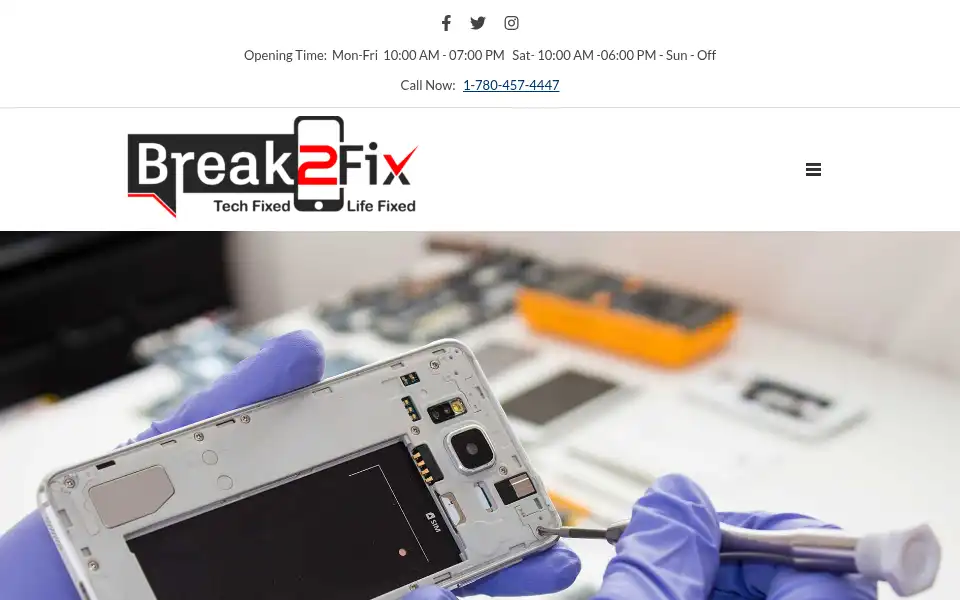 Screenshot of break2fix.com
