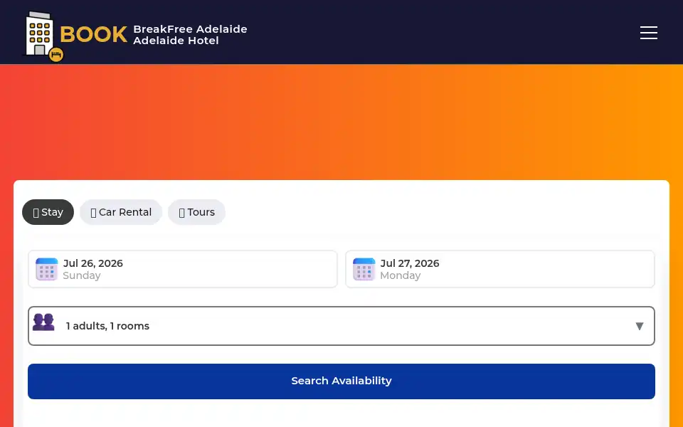 Screenshot of breakfreeadelaide.com