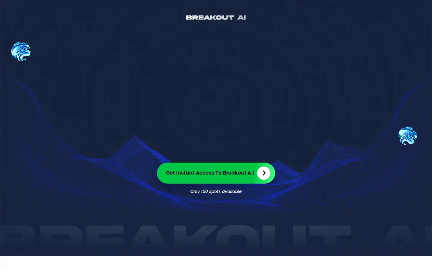 Screenshot of breakoutai.io