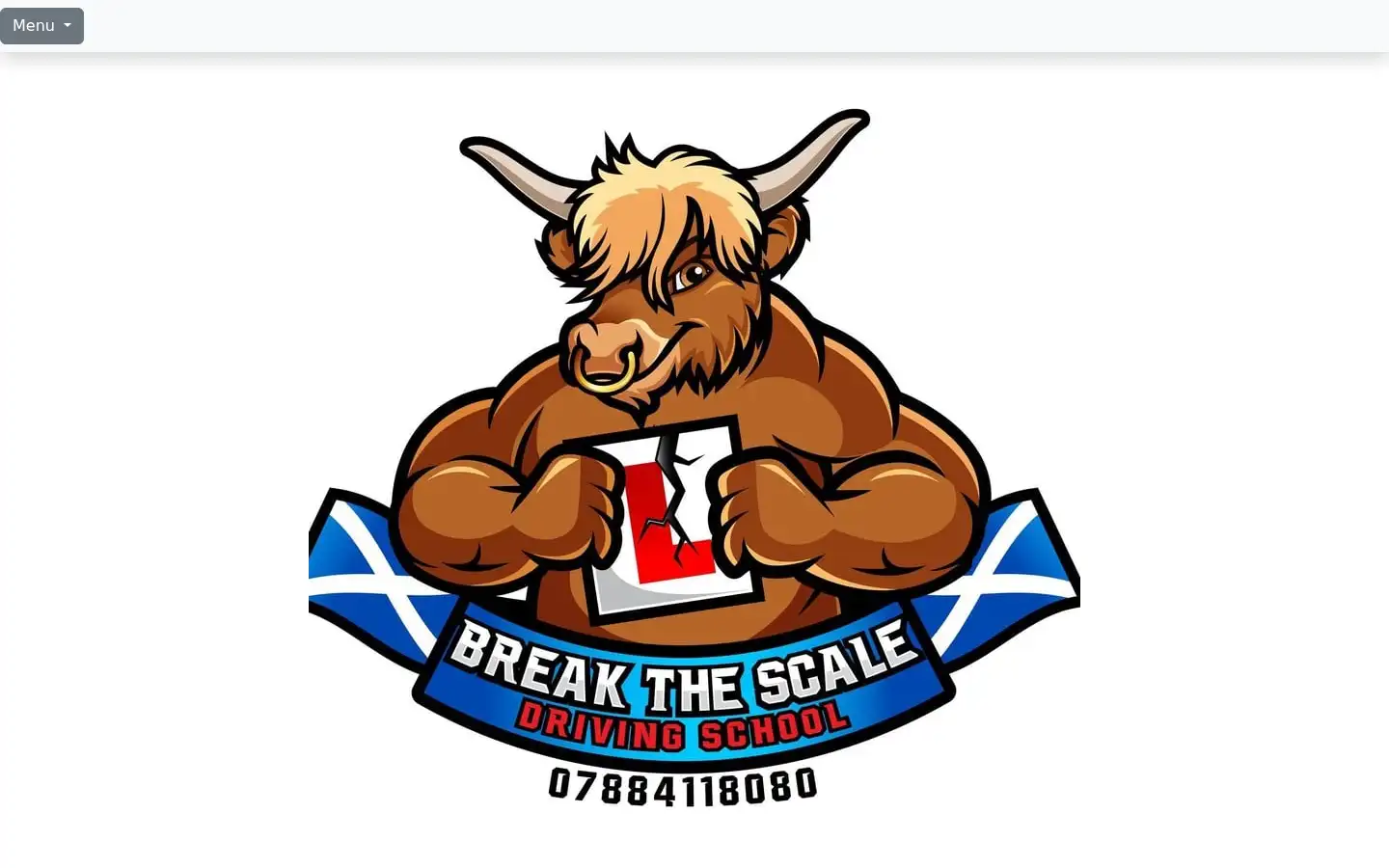 Screenshot of breakthescaledrivingschool.co.uk