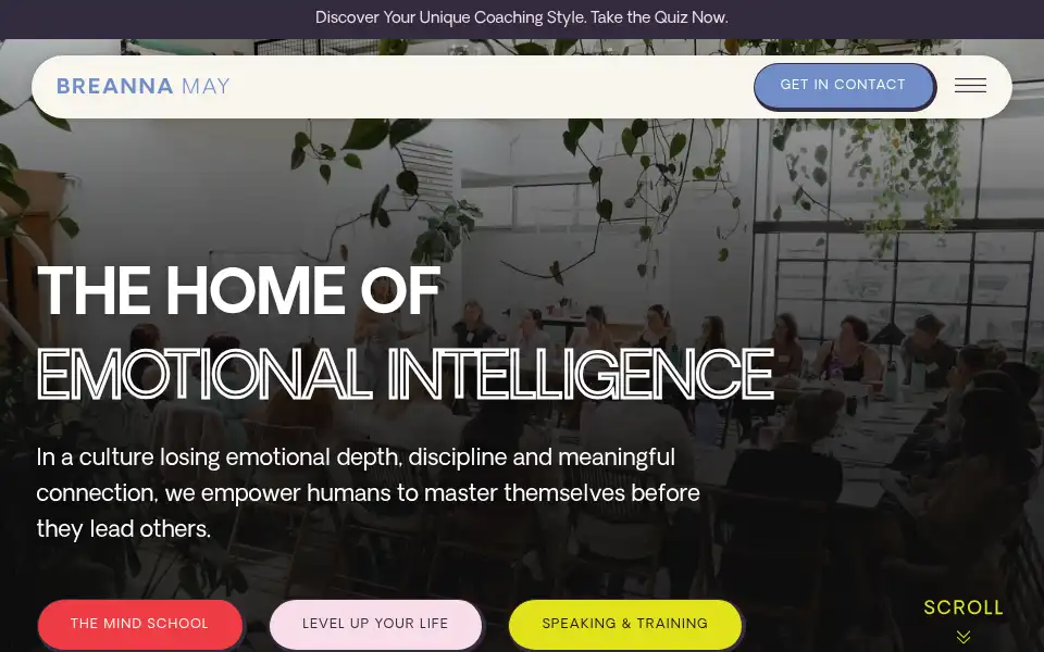 Screenshot of breannamay.com